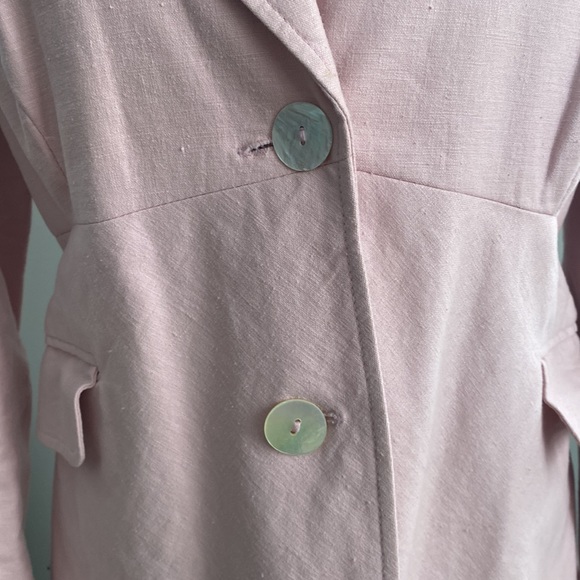 Vintage Linen Blazer by San Fransisco - Picture 2 of 12